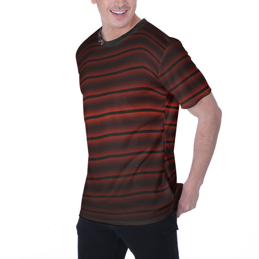 Striped Red and Black T-Shirt - |160GMS KPO02