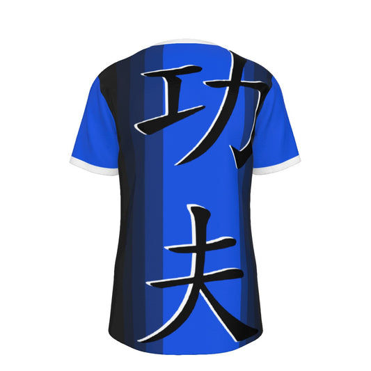 Wing Chun Blue to Black - O-Neck T-Shirt